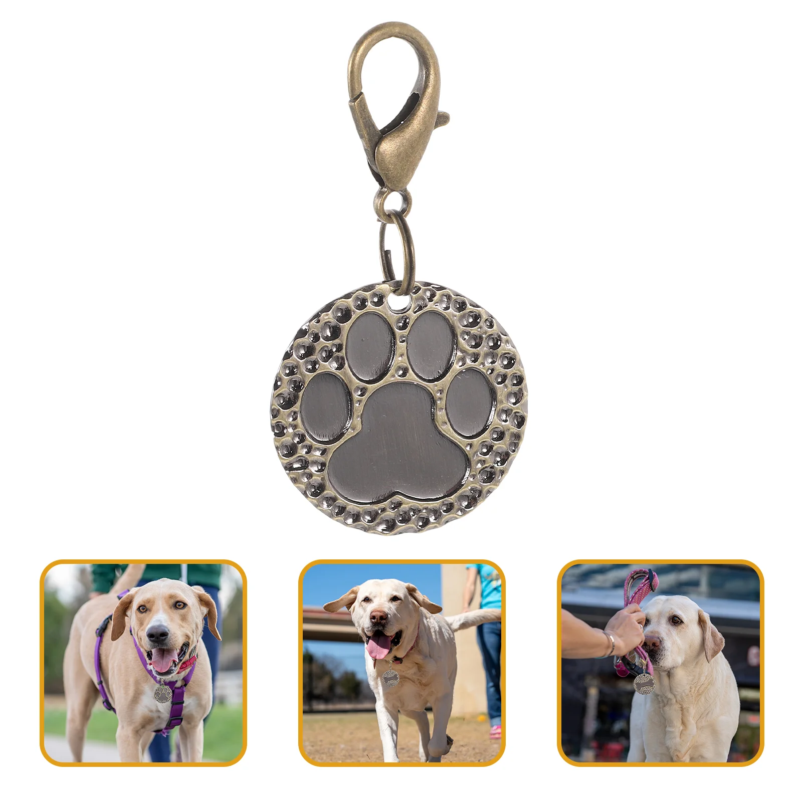 

Pets Listing Cat Name Tag Dog Tags DIY Golden Retriever Custom Engraved Necklace