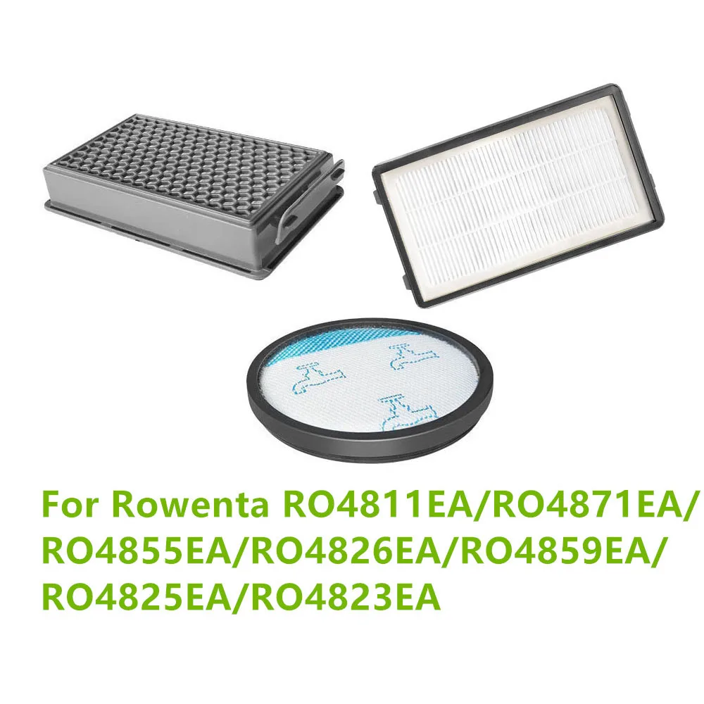 2 шт./компл. Hepa-фильтры для Rowenta RO4811EA/RO4871EA/RO4855EA/RO4826EA/RO4859EA/RO4825EA/RO4823EA/RO4853EA детали