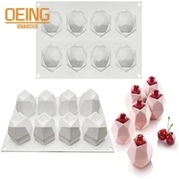 diamond apple silicone cake mold candle mould mousse dessert decorating pan pastry baking tools kitchen bakeware