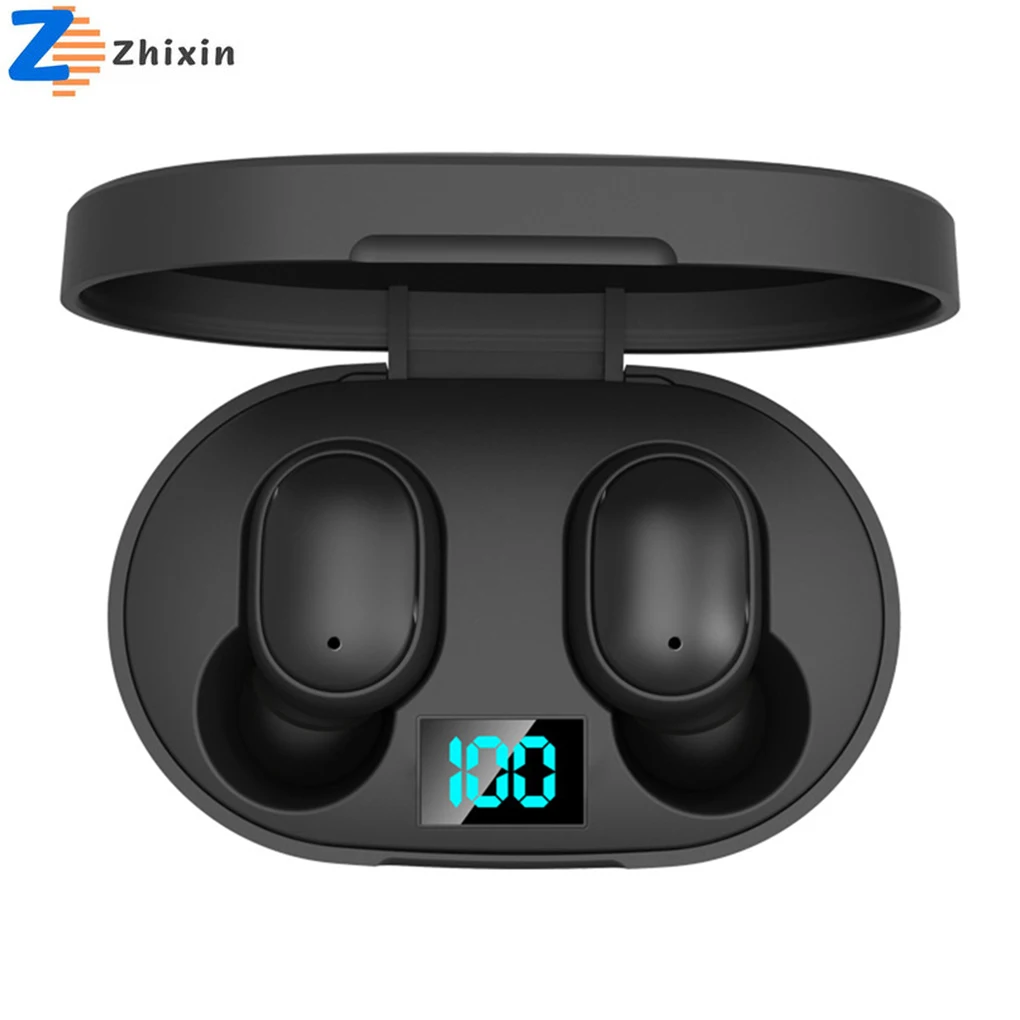 

E6S Wireless Blutooth 5.0 Earphone For Xiaomi Noise Cancelling Headset Stereo Sound In-ear Earbuds TWS Fone Waterproof Earphone