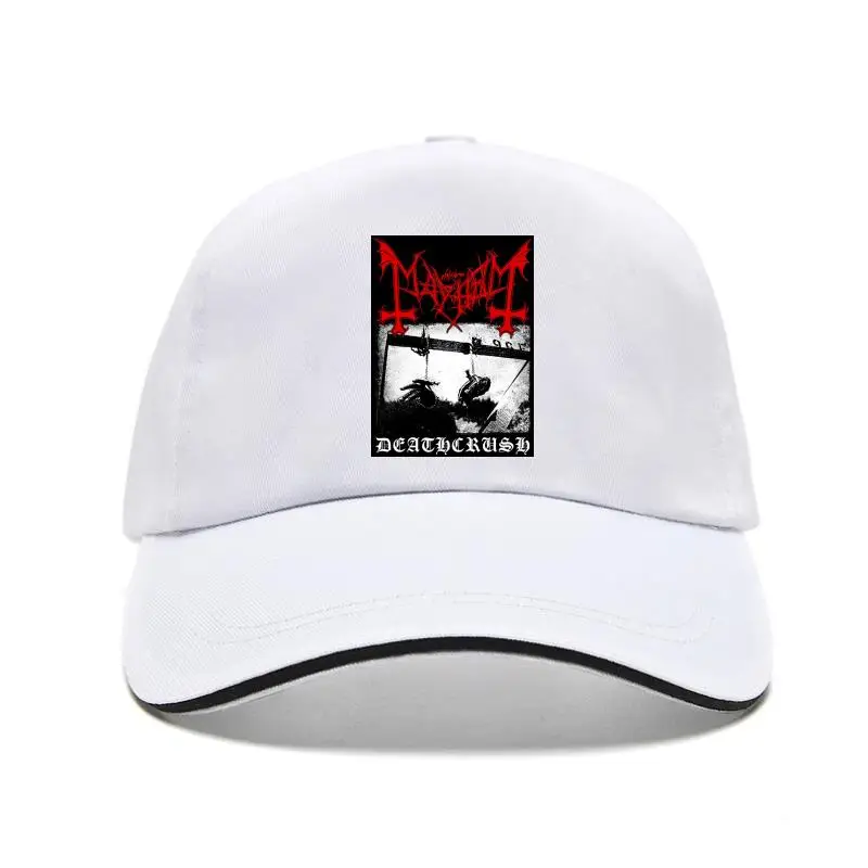 

Mayhem Deathcrush Black Bill Hats S M L one size Official Metal Baseball Cap Band Hat New