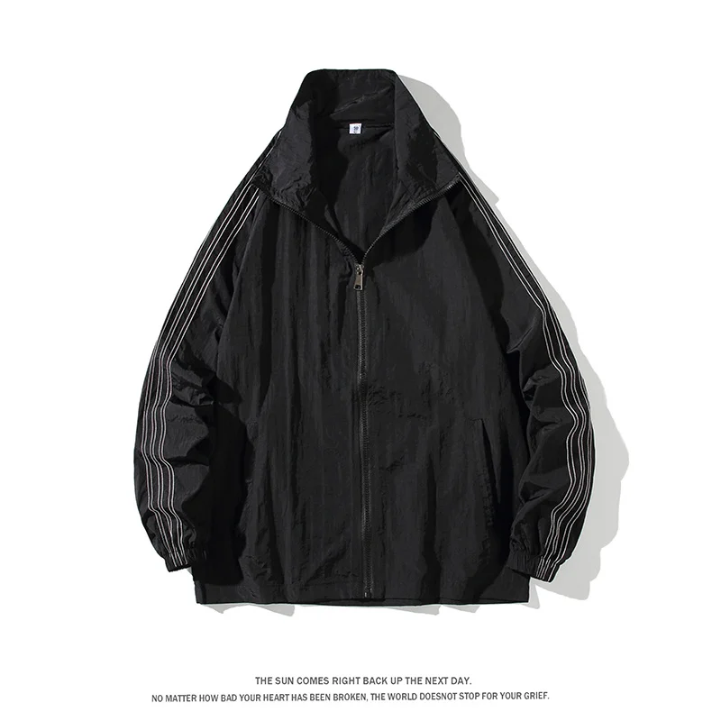 

Summer Mens Jacket Very thin Coat Suncreen Outwear Windbreaker Outwear