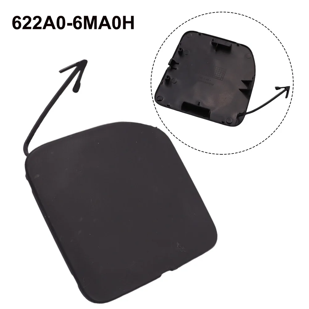 

Brand New Tow Hook Hole Cover 1 Pcs 622A0-6MA0H Black Front Bumper Plastic Replacement Fit For Nissan Rogue Sport