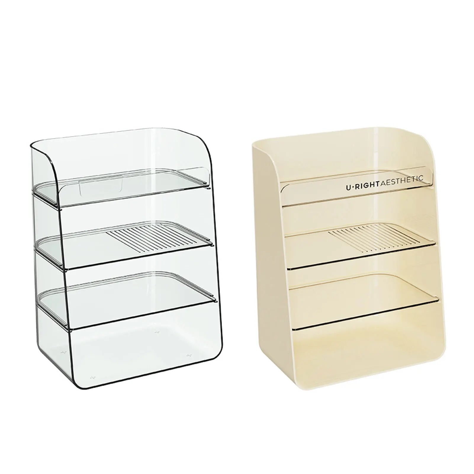 

Прозрачная пластиковая коробка-органайзер светильник и удобный ящик для хранения ватных дисков, губки, ватных тампонов