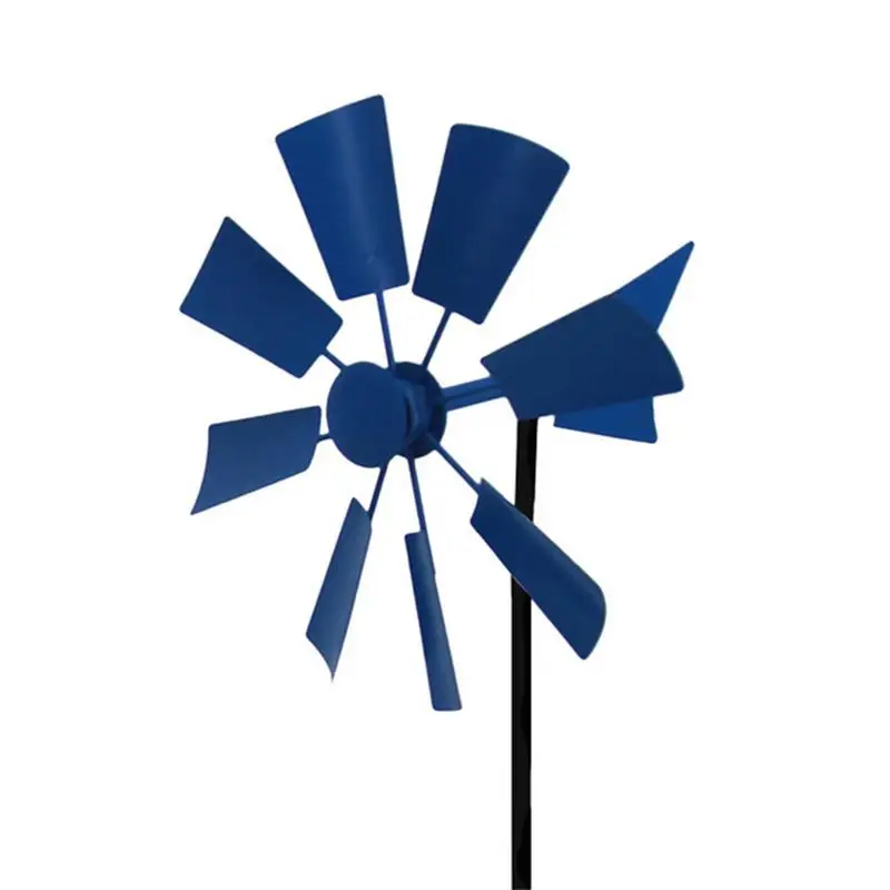 

Outdoor Windmill For Yard Yard Wind Spinners Outdoor Metal Wind Spinner Backyard Garden Decoration Weather Vane