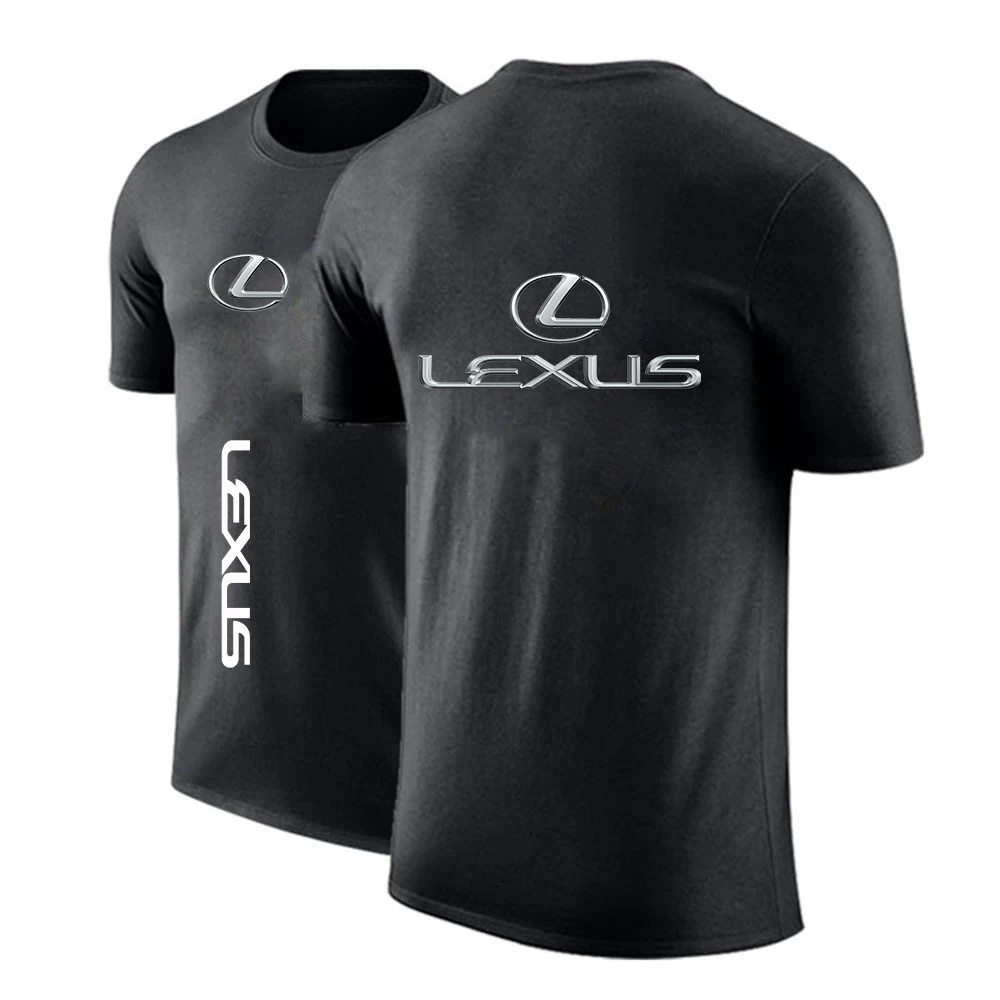 

2022 Lexus Short Sleeve Custom Round Neck Punk Comfortable Print Slim Fit Casual Tops Sweatshirts Leisure Men Decal T Shirt