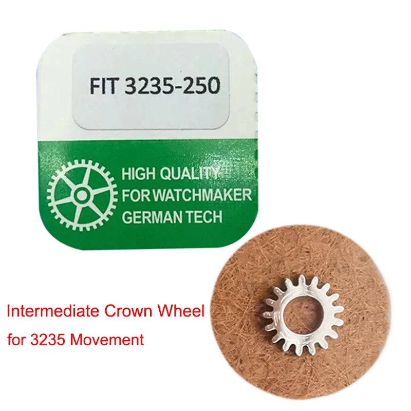 Generic Intermediate Crown Wheel for 3235 Movement,3235-250 Aftermarket Watch Replacement