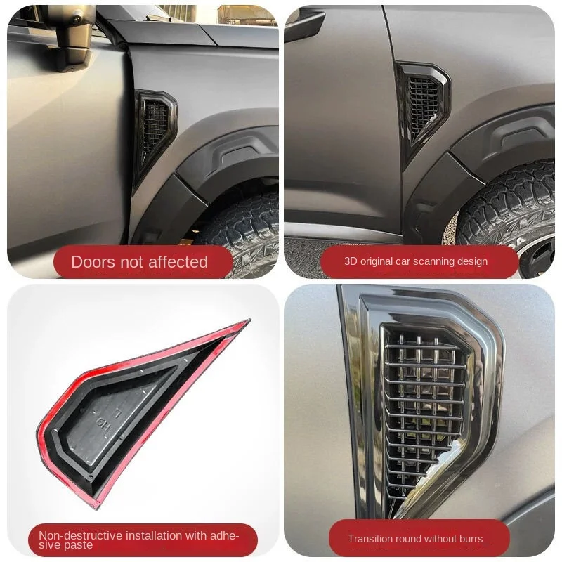 Фото Декоративная наклейка на панель листьев Haval H9 второго поколения, вентиляционное отверстие на крыло, специальная часть модификации внешнего вида кузова №3