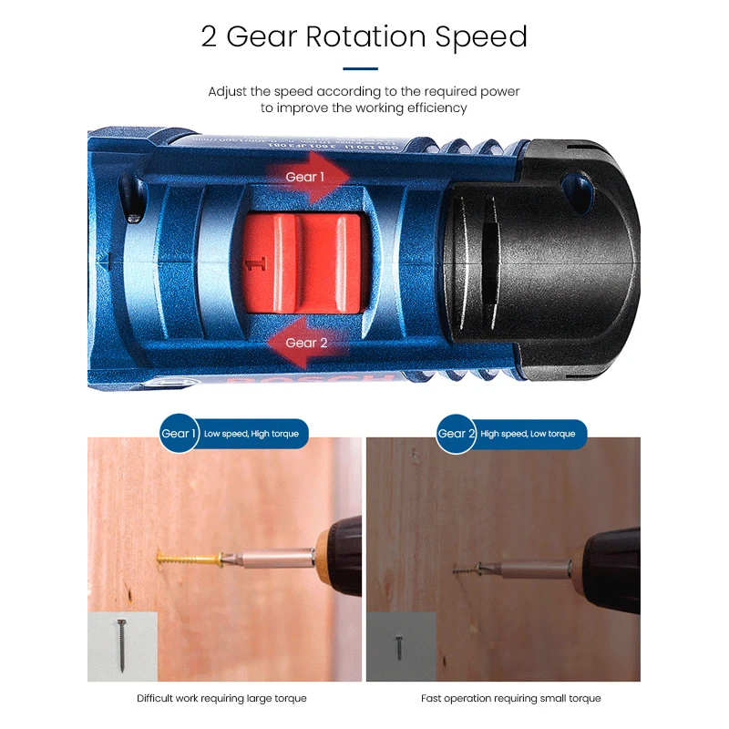 Электрическая дрель Bosch GSB 120 с 2 аккумуляторами беспроводная ручная для домашнего