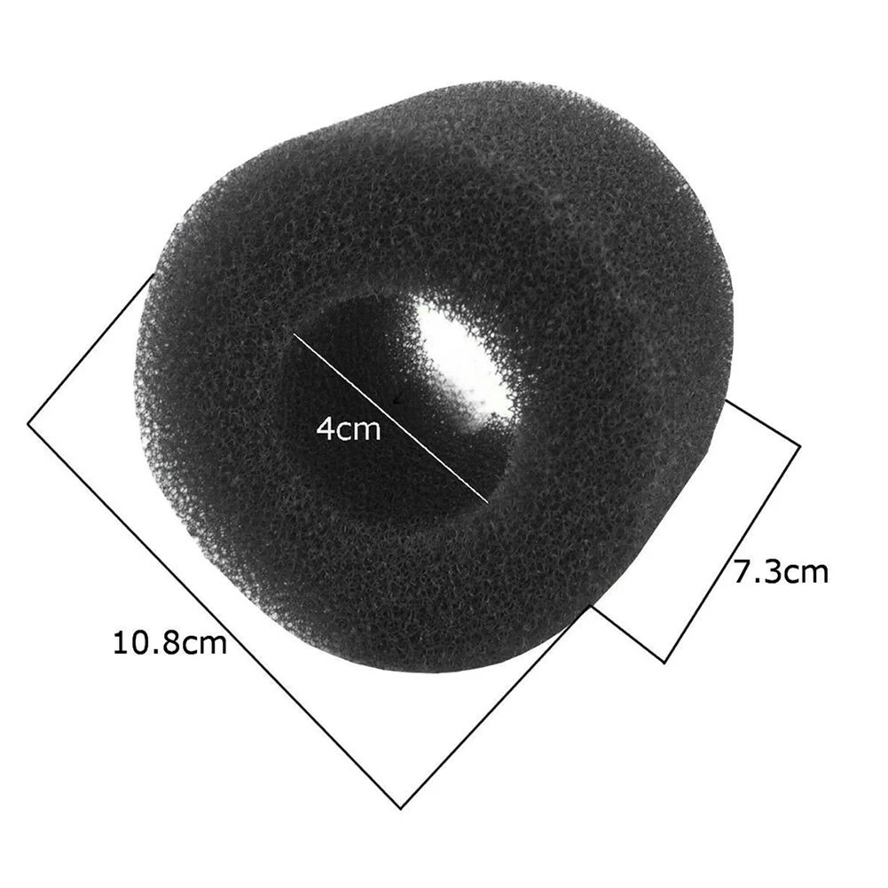 

Sponges Filter 10.8*7.3cm 6 Pieces Accessories Black For Intex Bubble For Jetted Pure-spas Replacement Reusable