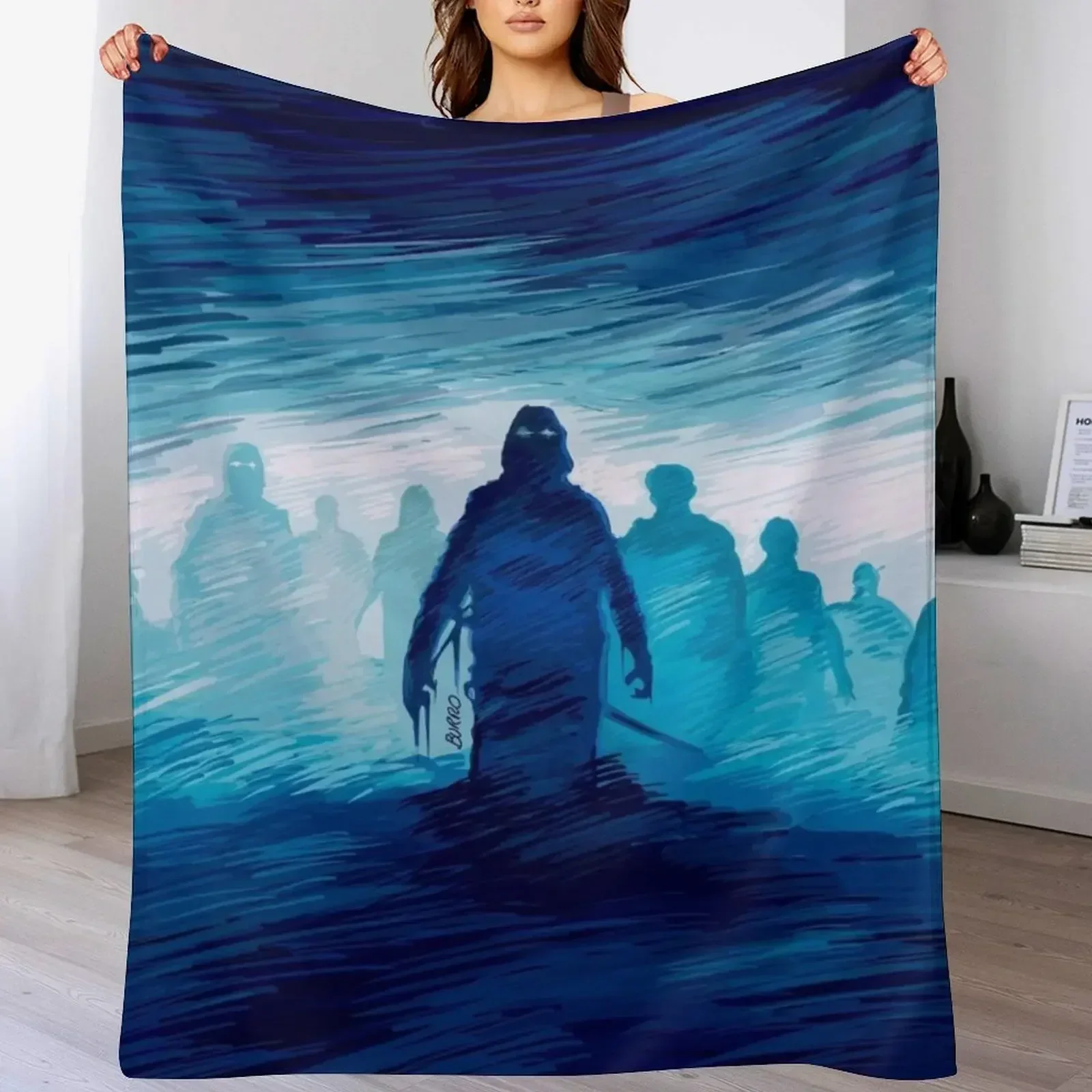 Иллюстрация тумана - Одеяло John Carpenter роскошные одеяла для диванов спальный мешок