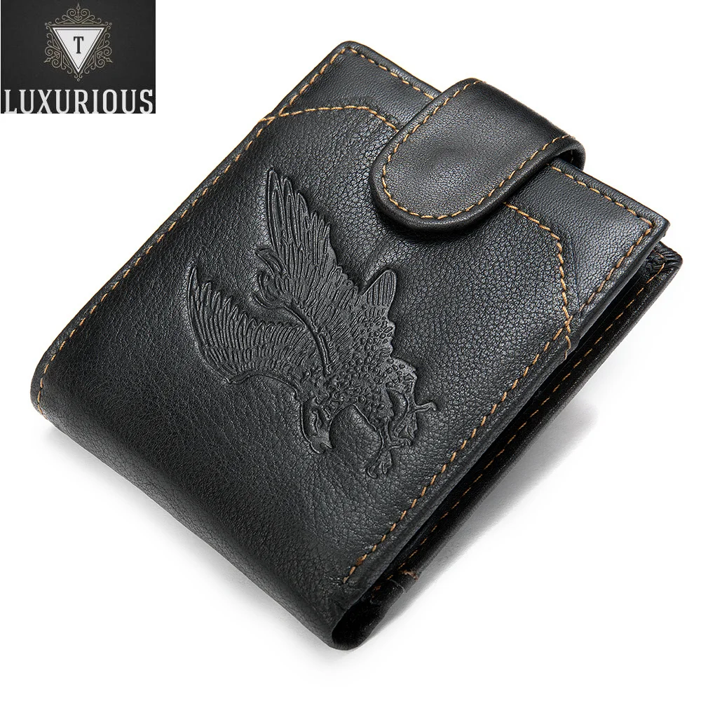 

leather genuine 's vintage purse credit card holder male wallet slim money bag for men 7040