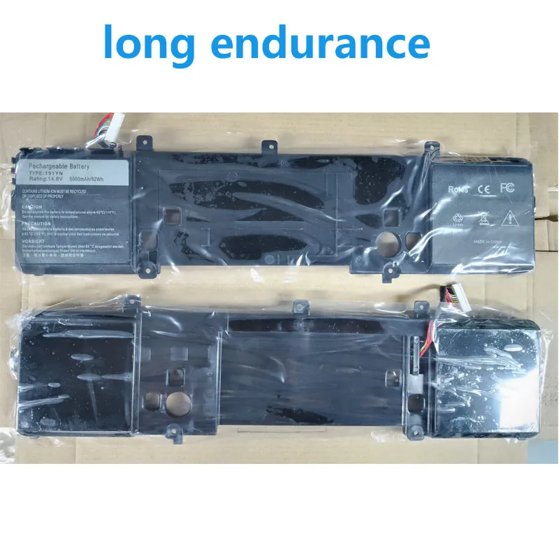 Новый аккумулятор для ноутбука 191YN DELL Alienware 15 R1 R2 ALW15ED-1828 ALW15CD-1718 ALW15ER-3718 2F3W1 14 8 В 92WH