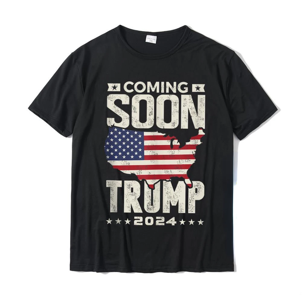 

Funny Summer Coming Soon Donald Trump 2024 Political Rally T Shirt Normal Tshirts Prevailing T Shirt Mens Gift Ropa Hombre
