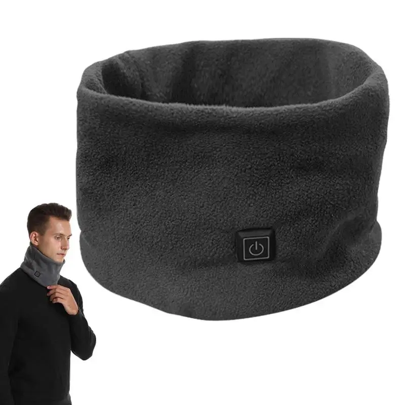 

USB Electric Heated Scarf 3 Gear Electric Heating Heat Neckerchief Collar Shawl Neck Thermal Shawl Neck Brace Warm Bib No Batter