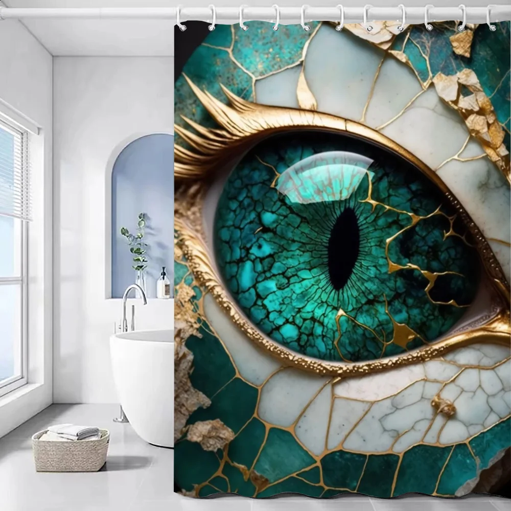 Экологичная полиэстеровая занавеска для душа в современном стиле