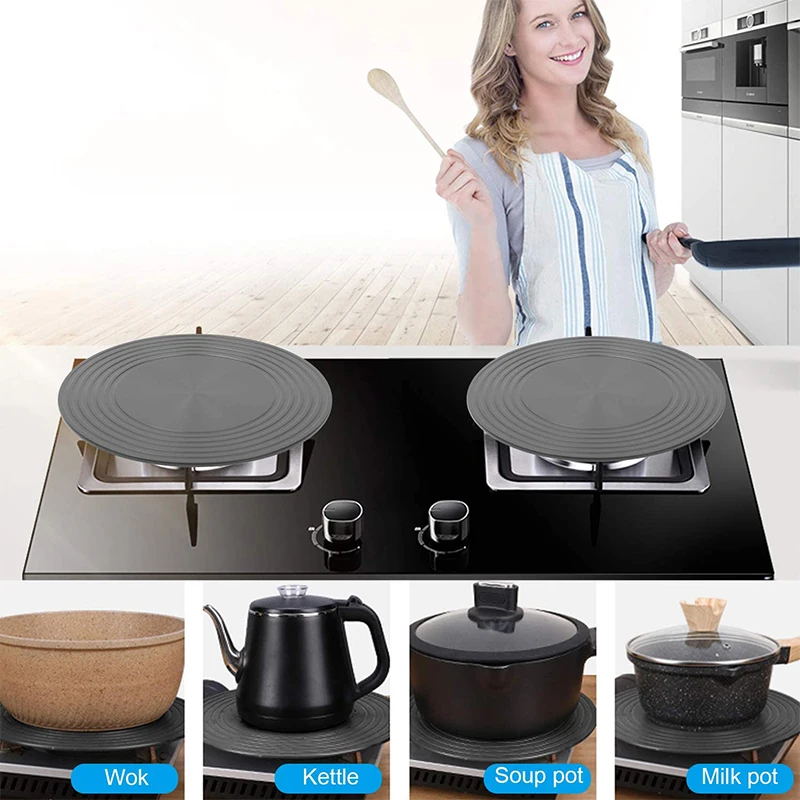 Кухонный тепловой диффузор 28 см поглощающий распределитель теплопроводная