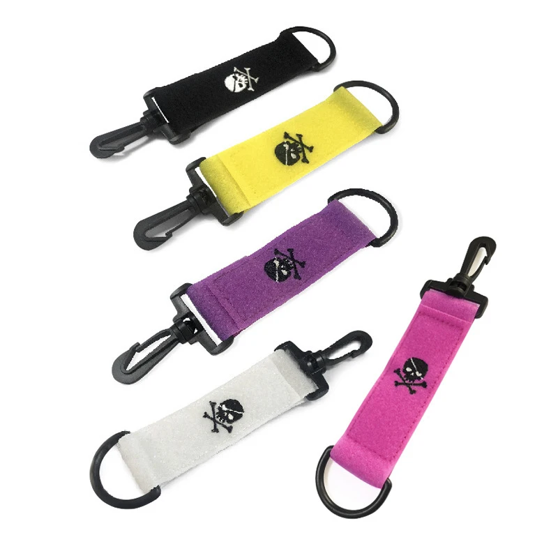 

Golf Towel Polyester w Carabiner Hook Magic Tape Cleaning Towel Sports Balls Hands Cleans Clubs Double-Sided Wiping Cloth