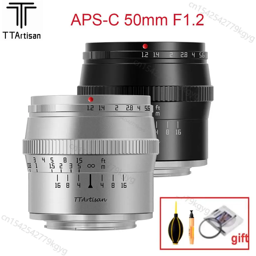 

TTArtisan 50mm f1.2 APS-C Manual Focus Micro Camera Lens Suitable for Canon M Sony E Fuji X M43 mount Micro Single Camera