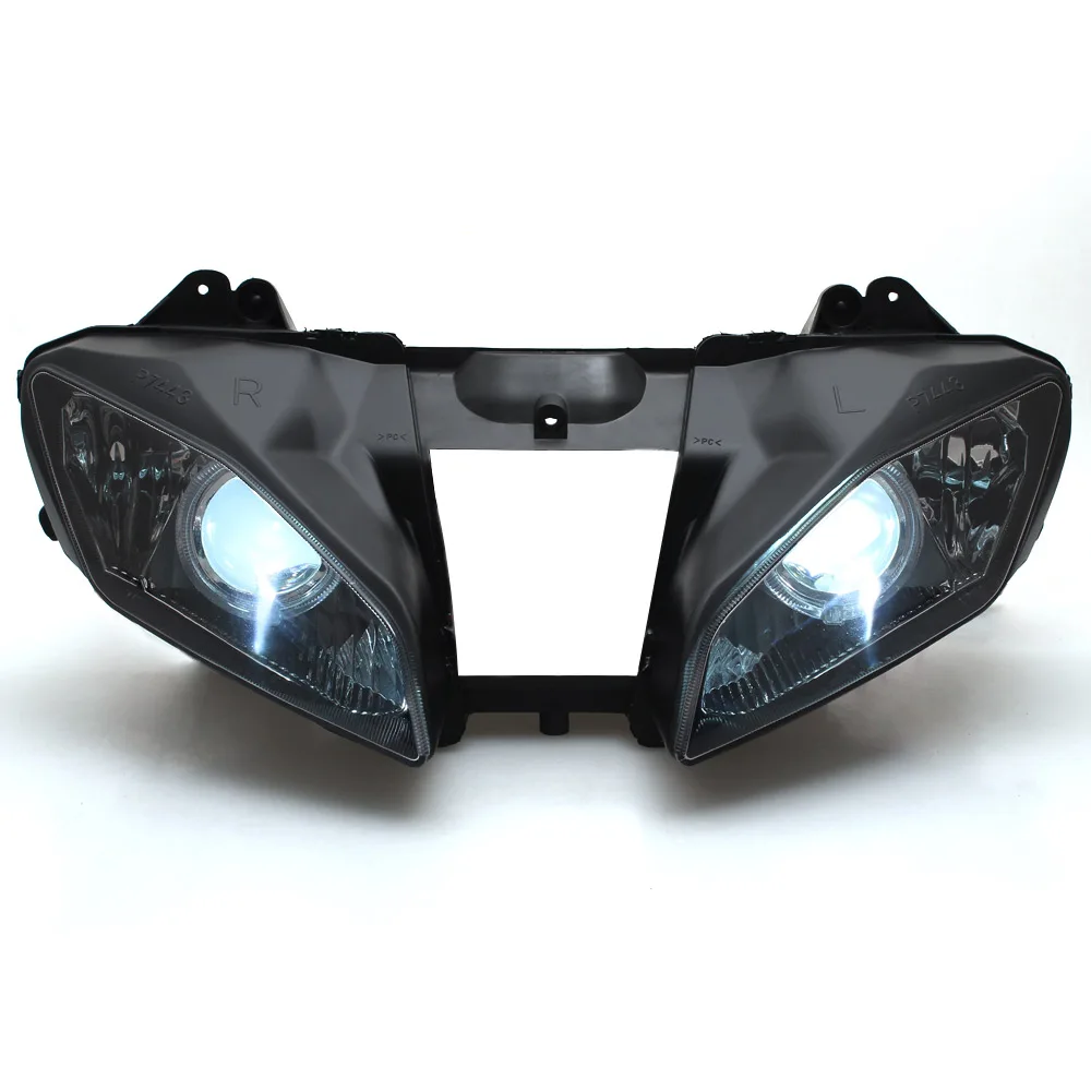 

Motorcycle Headlight Headlamp Head Light Angel Demon Eye HID Projector Front Lamp Accessories For Yamaha YZF R6 2006 2007 New