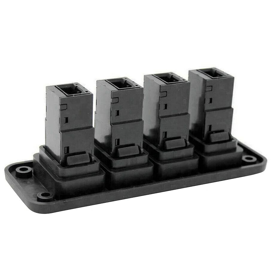 4 клавиши 12 В автомобильный RV Морская Лодка тумблер переключатель панель синий