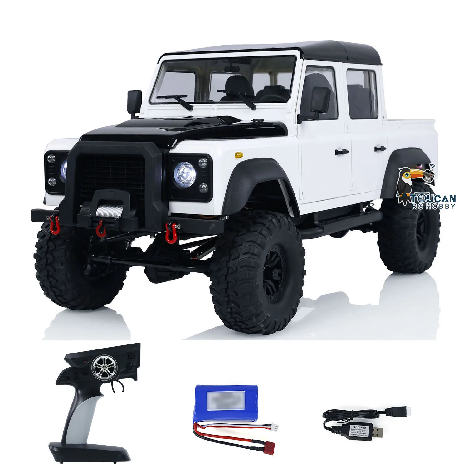 Double E 1/8 Радиоуправление 4WD Пикап Rock Crawler Car E102-003 Внедорожник 4x4 D110 RTR Модель