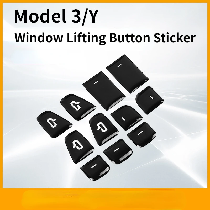 

Applicable To Tesla Model Y/3 Key Patch, Whole Car Window Lifting Door Panel protection And Decoration Artifact Accessories