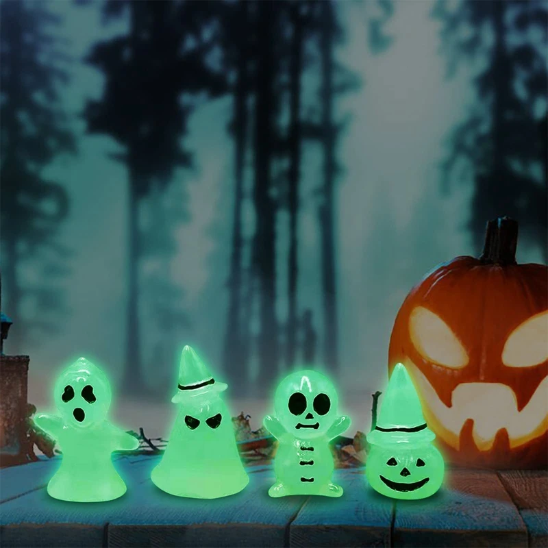 8 шт./набор миниатюрные светящиеся украшения для дома