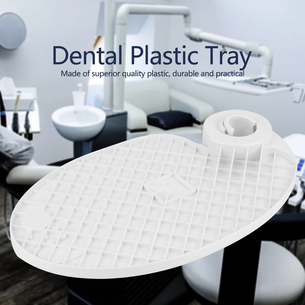 1 stücke Dental Scaler Fach Kunststoff Platte Post Montiert Regal Tablett Form Klinik Zahnmedizin Stuhl Zubehör Jeden Dental Stuhl