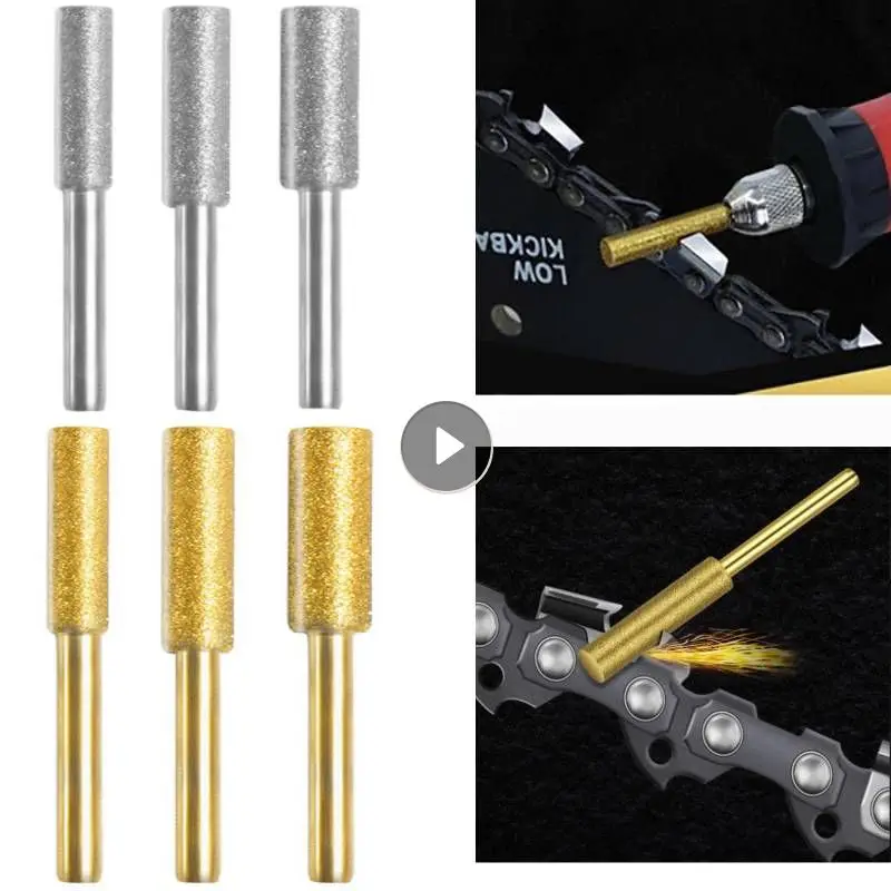 

3 шт. цилиндрическая заточка с алмазным покрытием, 4/4, 8/5, 5 мм, точилка для бензопилы, каменная пила, цепная пила, заточка, резьба, шлифовальные ...