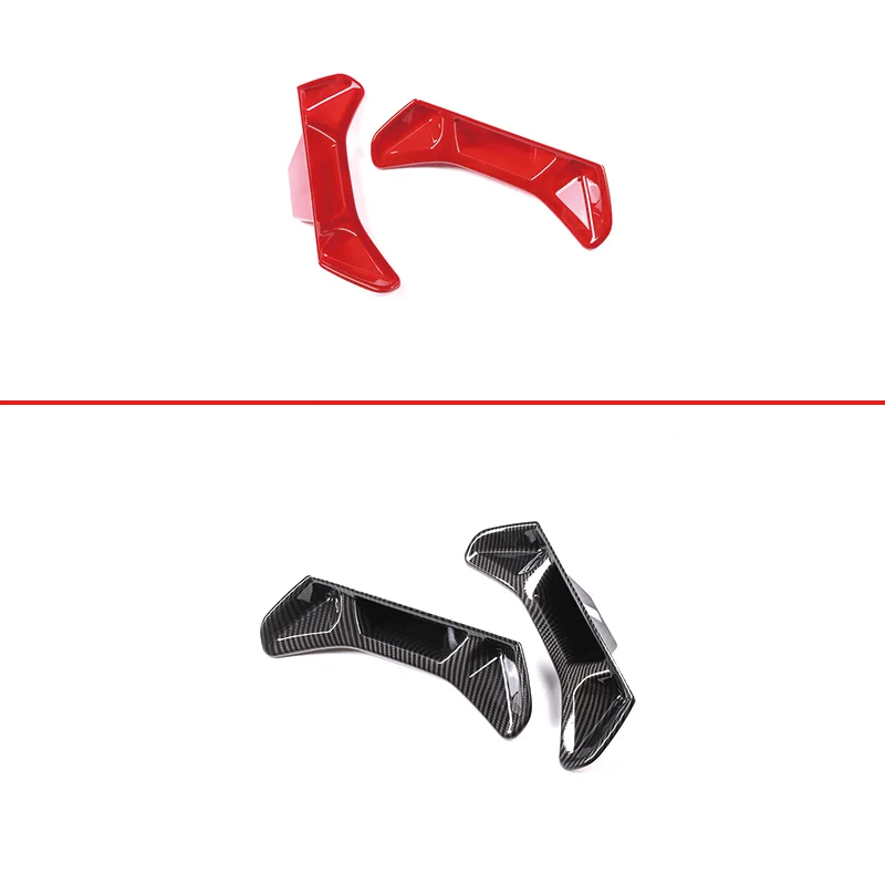 Для Toyota GR Supra A90 2019-2022 гг. ABS углеродное волокно Стайлинг автомобиля наклейка на