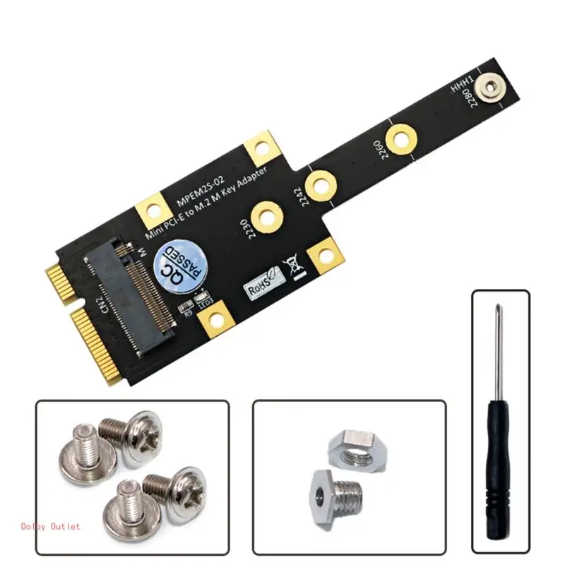 Поддержка переходников Mini PCIE в M.2 MINI PCI-E NVMe 2230–2280