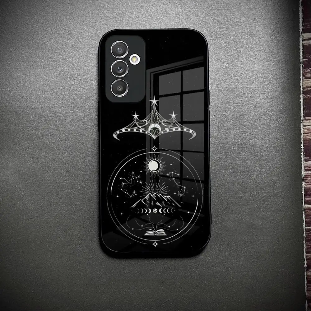 Фото Чехол для телефона Acotar A Court Of Mist And Fury, стеклянный, для Samsung S26 S25 S24 S23 Ultra Fe Plus A16 A17 A37 A57 A15 A25 A35 №5