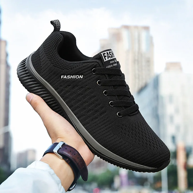 Men Shoes Breathable Flying Slip On Trend Sneakers Men Women Trainers Spring Walking Comfort Couple Casual Shoes Tenis Masculino