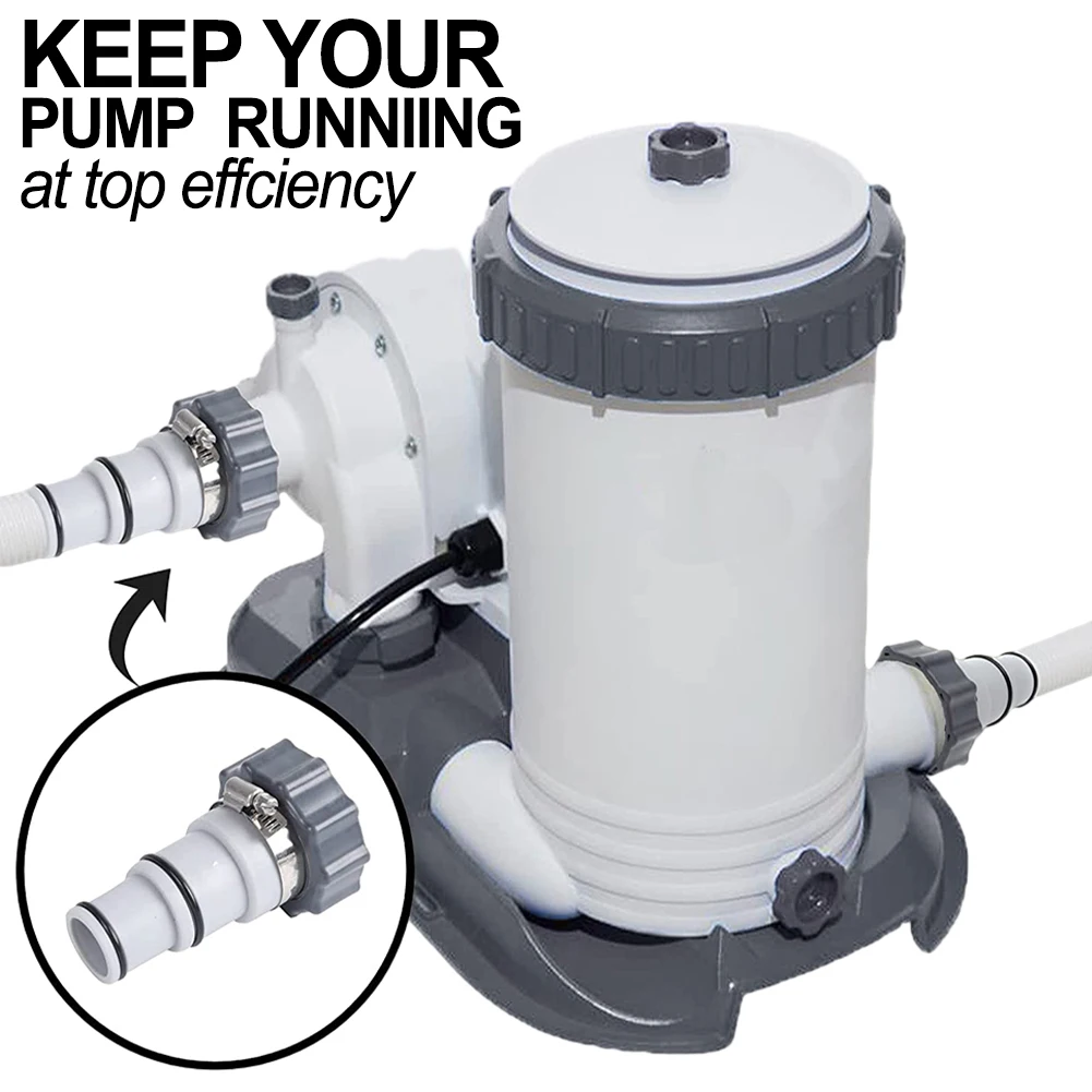 

Hose Adapter Hassle Free Hose Adapter for Intex Pool Converts Threaded to Clamp Style for 15 and 125 Inch Hoses
