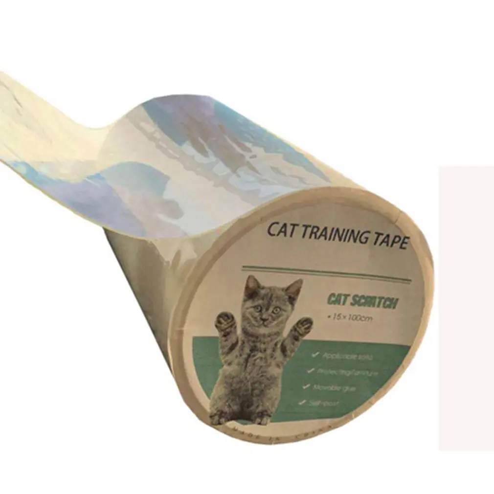 Furniture Guard Cat Scratch Protector Anti-Scratch Tape Roll Prevention Clear Sticker For Sofa | Дом и сад