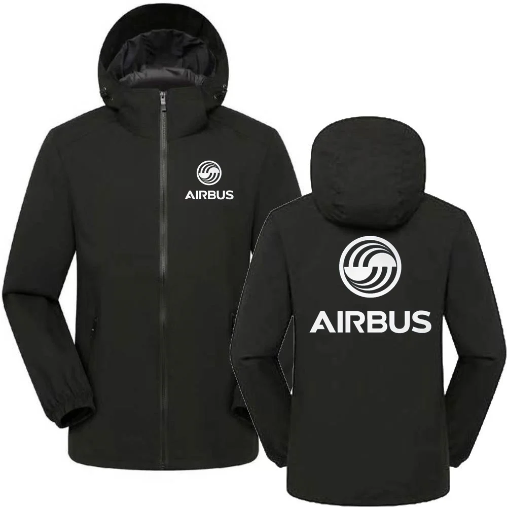 Мужская и женская лыжная ветровка AIRBUS AVIATION Flight A320 толстовки с капюшоном куртки