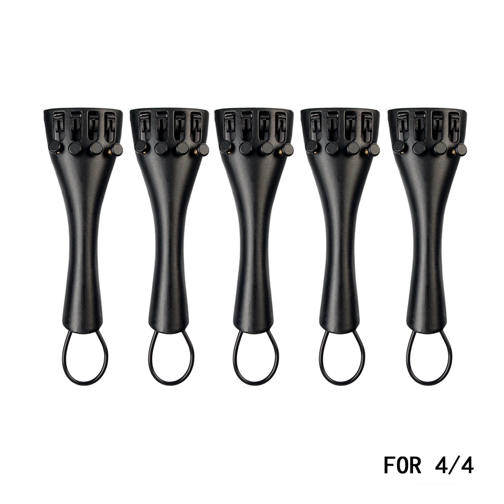 

5PCS Violin Tailpiece 4/4 Size Aluminium Alloy Tailpiece FineTuners For 4/4 Size Violin Tool Accessories SET