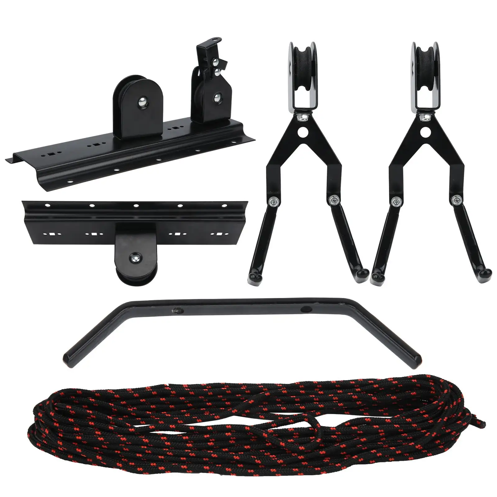 Система шкивов подъема велосипеда на потолке для гаража — идеально подходит