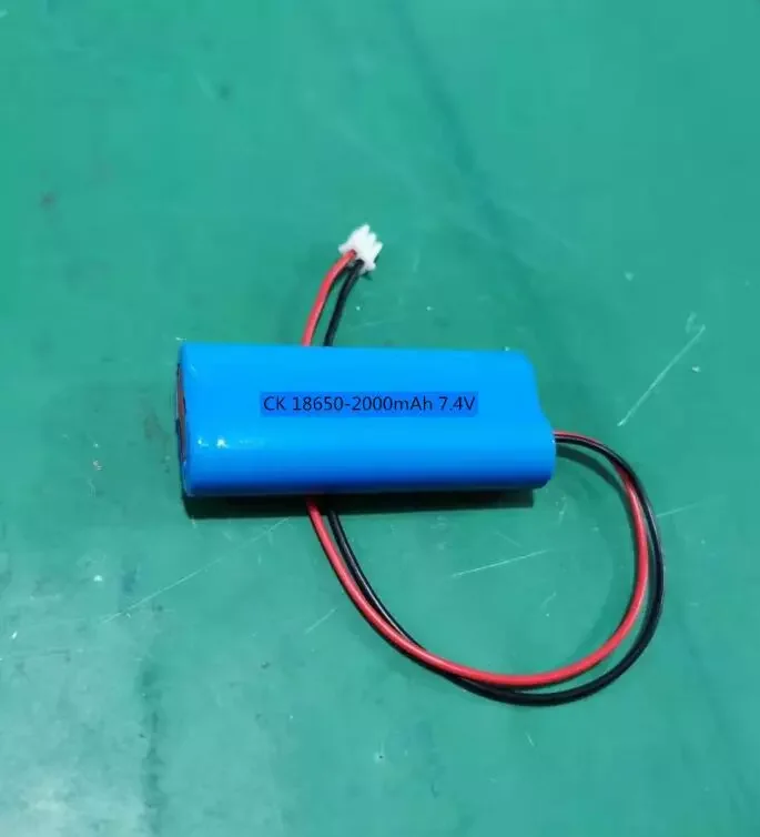 

2000mAh 7.4V 18650 lithium ion rechargeable battery Li-ion cell protected XH 2.54 Plug for speaker amplifier led light