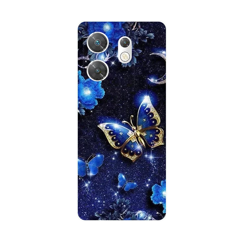 Чехол для Инфиникс Зеро 30 4G Футбол Мягкий силикон Задние чехлы Infinix Zero X6731B