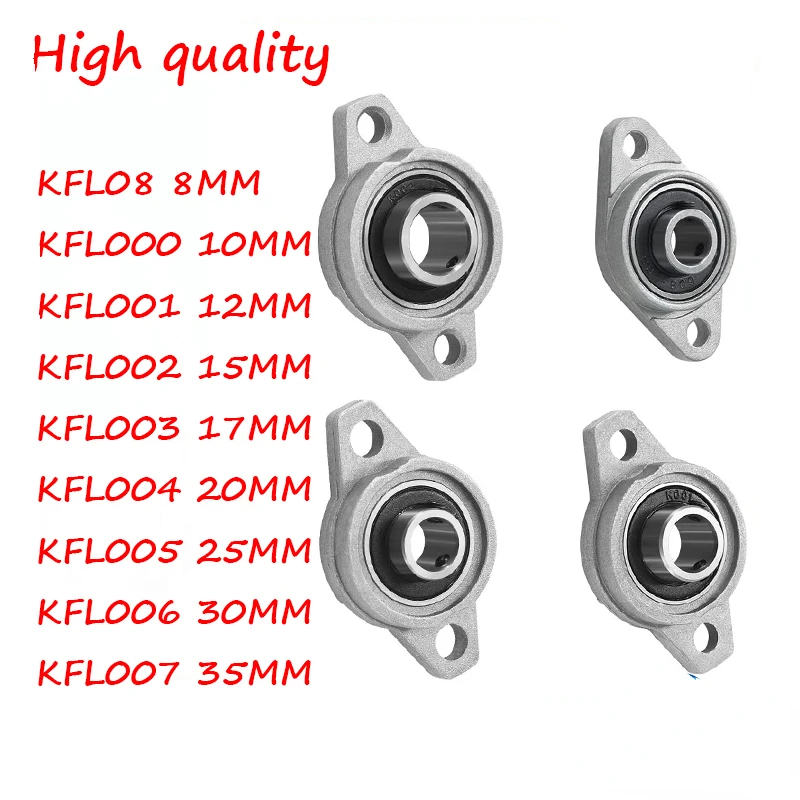 

4Pcs KFL KFL001 KFL004 KFL005 KFL000 KFL08 Kfl08 8mm 12mm Pillow Block Rhombic Bearing Zinc Alloy Insert Linear Bearing Shaft