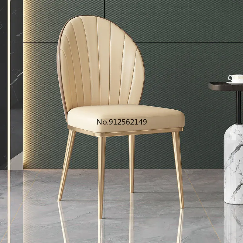

Kitchen Modern Cafe Dining Chair Modern Minimalist Home Nordic Restaurant Chair Backrest Stool Leisure Creative Sillas Furniture