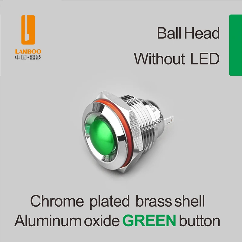 

Ультра короткий кнопочный переключатель 16 мм, маленький мгновенный зеленый выключатель 12 В для макета