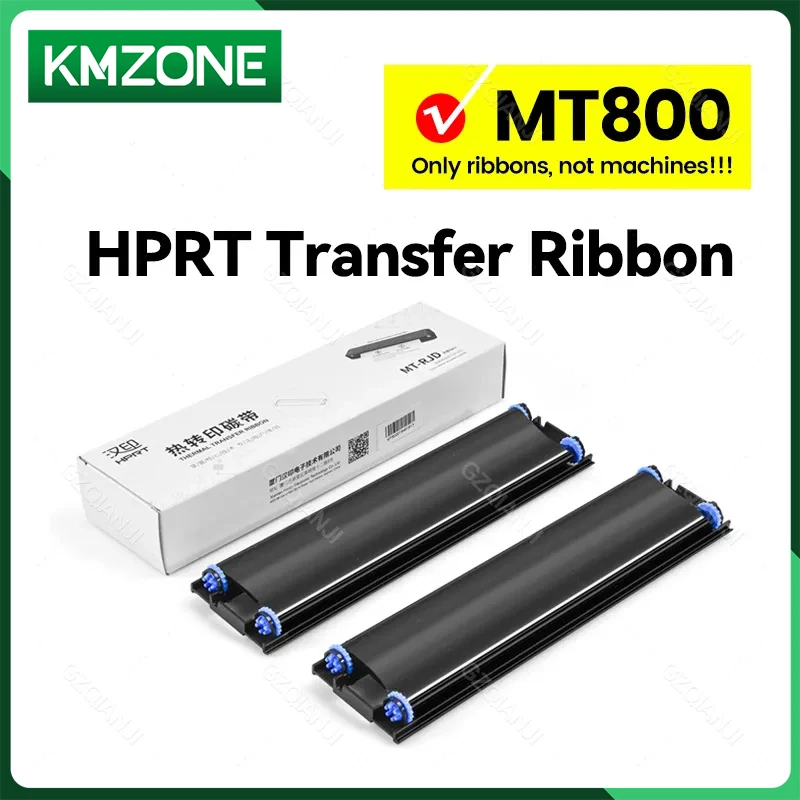 

HPRT Exclusive Thermal Transfer Dedicated Ribbon For MT800 Portable Document Printer 2 Rolls/Box Cartridges Version Consumables