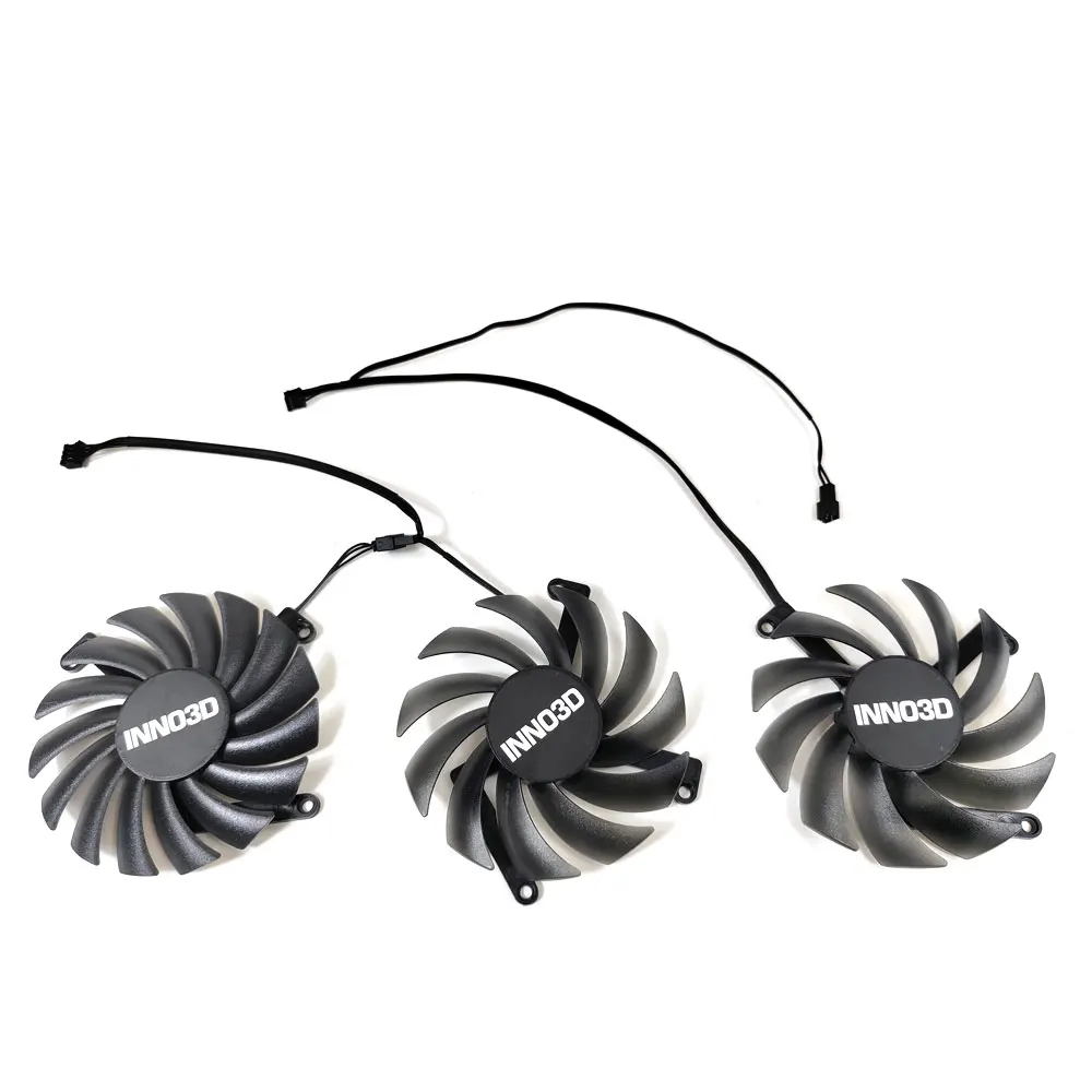 Новый 3 шт. 85 мм вентилятор для графического процессора INNO3D RTX4070 CF-12910S 4070ti X3 OC