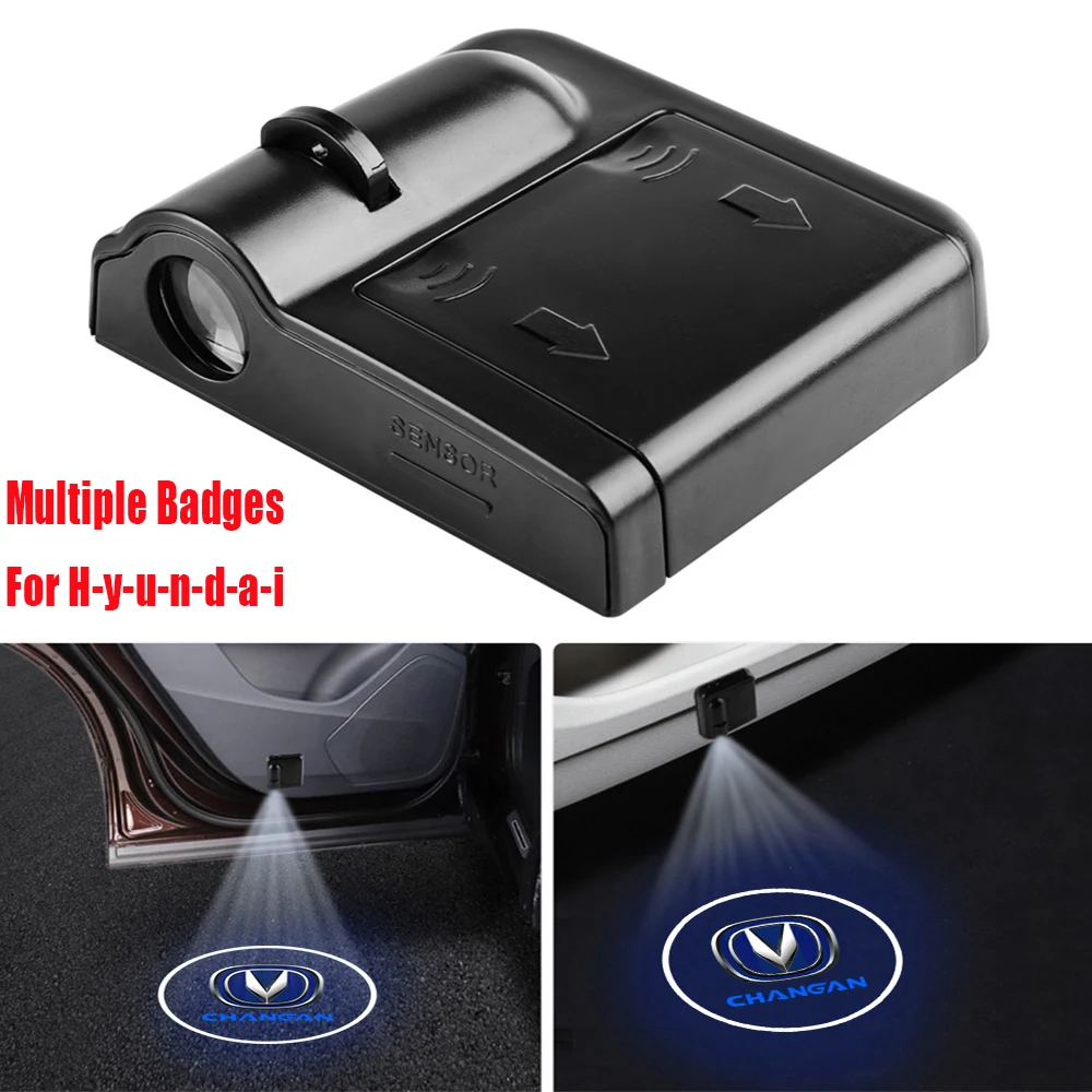 Эмблема для двери автомобиля шт. лампа приветствия беспроводной лазерный