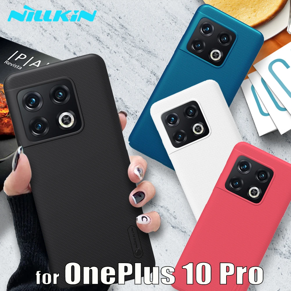 

Nillkin for OnePlus 10 Pro Global Version 5G Case Frosted Shield Hard 360 Full Protect Shockproof Back Cover on OnePlus 10 Pro