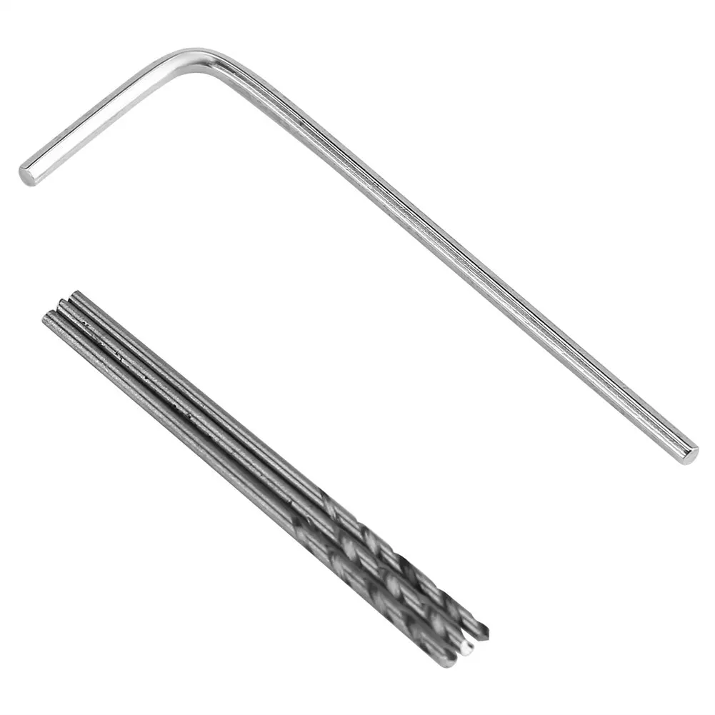 Ручная мини-дрель 1 шт. набор спиральных сверл для металла дерева