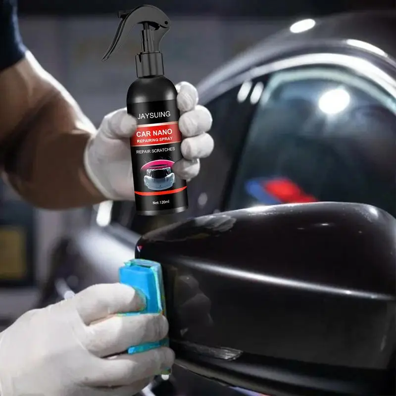 

Car Coating Spray Automotive Scratch Repair Nano Spray Polishing With Sponge And Towel Scratch Remover Accessories For Vehicle